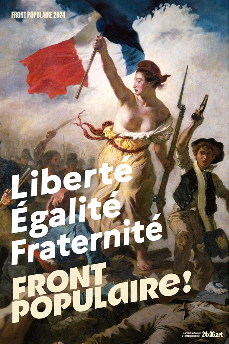 Liberté Égalité Fraternité Front Populaire