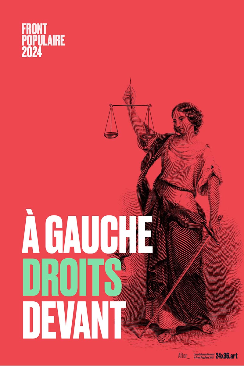 À gauche Droits devant